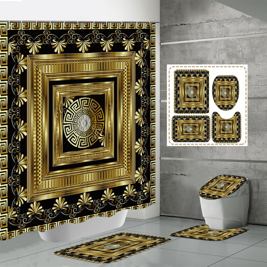 Cortina de Baño Impresa en 3D sin Perforaciones - Poliéster Premium - Image 8