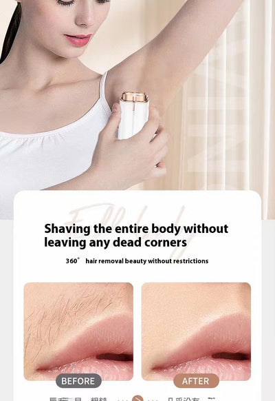 Afeitadora Eléctrica Recargable Doble Cabezal para Mujer - Image 19