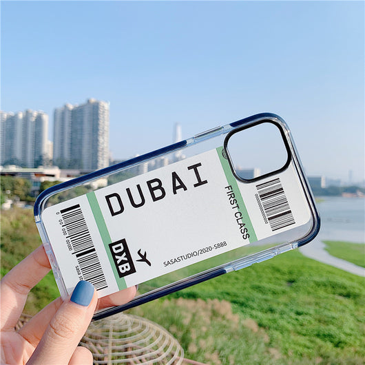 Funda iPhone 11 Silicona Antigolpes Diseño Cartoon Ticket Doble Color - Image 7