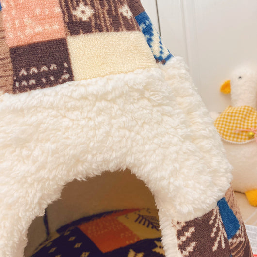 Cama Térmica de Lana para Gatos - Nido Acogedor Año Nuevo - Image 6