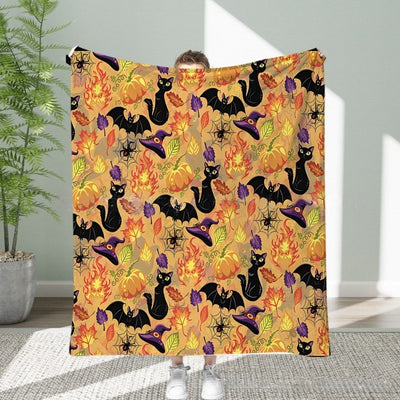Manta de Franela con Diseños Estampados de Halloween - Image 14