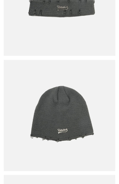 Gorra de Lana con Detalle de Metal Rasgado - Image 2