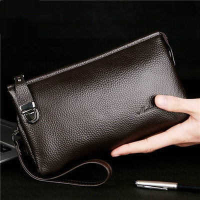 Billetera Ejecutiva de Cuero para Hombre con Cierre de Cremallera - Image 6