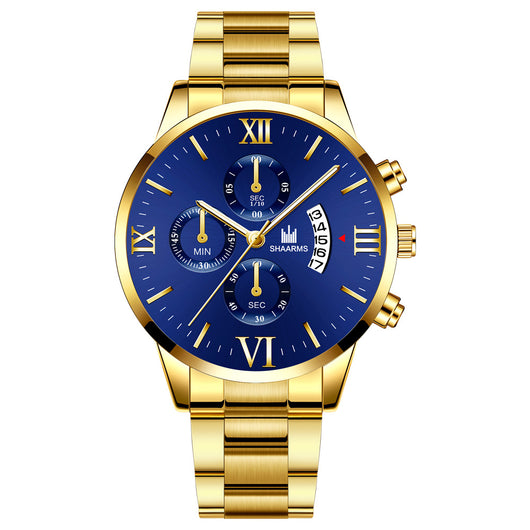 Reloj de Acero Inoxidable para Hombre con Calendario y Movimiento de Cuarzo - Image 8