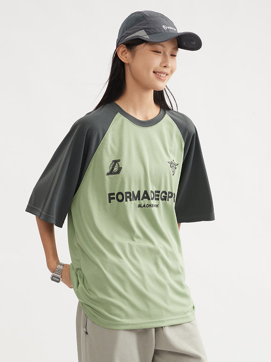 Camiseta Estampado Patchwork Retro Manga Corta - Image 12