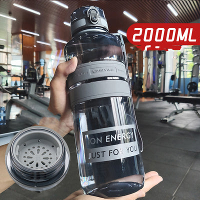 Botella Deportiva de Gran Capacidad Portátil para Fitness - Image 2