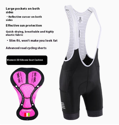 Pantalón Corto de Ciclismo con Cintura Alta y Bolsillos - Protección Solar Transpirable - Image 10