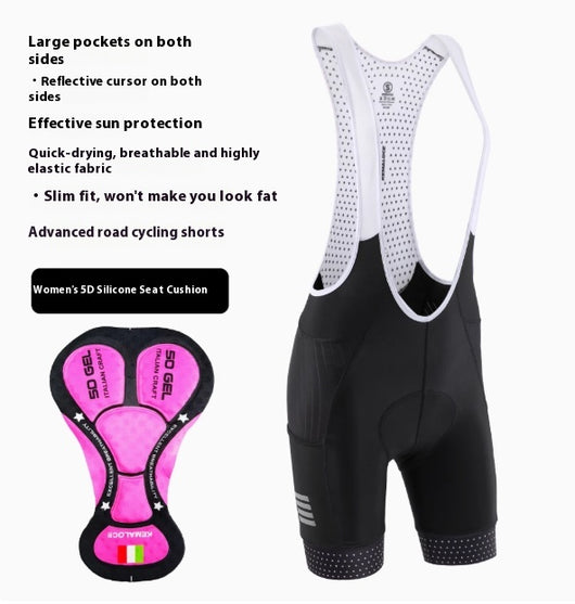 Pantalón Corto de Ciclismo con Cintura Alta y Bolsillos - Protección Solar Transpirable - Image 10