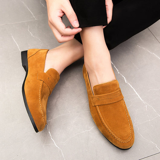 Zapatos Casuales de Ante para Hombre - Slip-on Cómodos de Cuero - Image 4