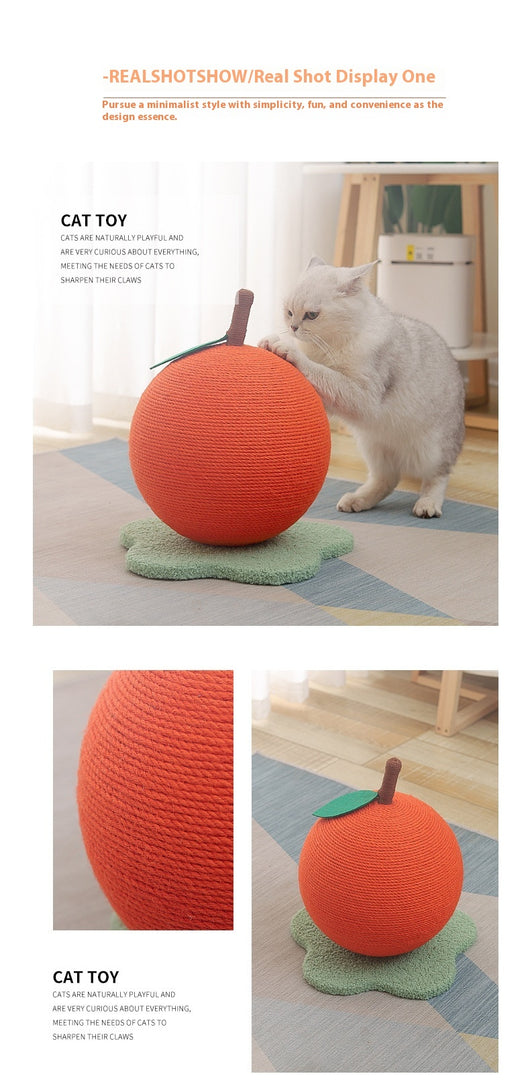 Juguete Rascador para Gatos con Cuerda de Cáñamo y Pelota Gigante - Image 9