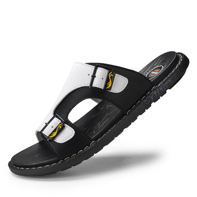 Pantuflas Casuales de Cuero para Hombre - Comodidad Outdoor - Image 17