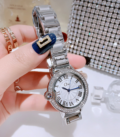 Reloj de Moda para Mujer con Banda de Acero y Micro-grabado de Diamantes - Image 9