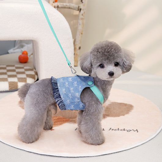 Arnés de Tracción y Ropa Denim para Perros - Primavera Verano - Image 10