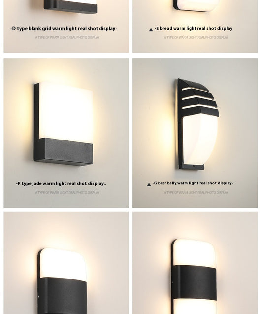 Lámpara LED Impermeable para Balcón y Jardín - Diseño Moderno Minimalista - Image 38