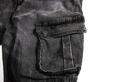Pantalones Vaqueros con Roturas en Rodillas y Aberturas en Tobillos - Image 8