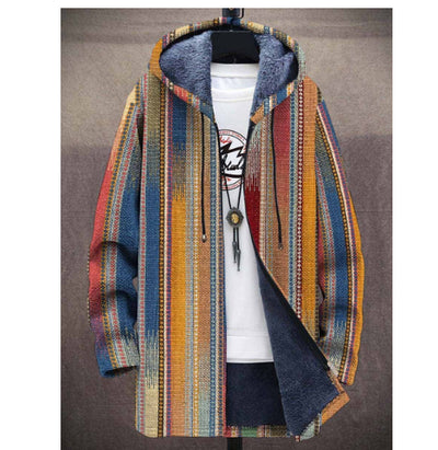 Chaqueta de Cuello Parado con Estampado Digital para Hombre - Image 20
