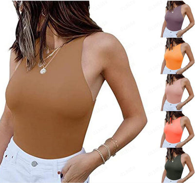 Body Deportivo Mujer Tirantes Espalda Nadadora Cuello Halter - Image 2