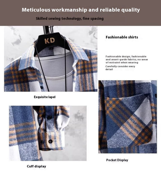 Saco Camisero Elegante con Solapas para Hombre - Diseño Moderno - Image 6