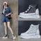 Zapatos de Cuero Transpirables con Plataforma Elevada para Mujer
