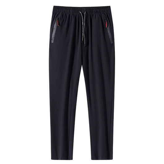 Pantalones de Verano Hombre Ice Silk Sueltos - Nuevo Estilo - Image 4