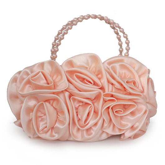 Bolso de Noche Beaded Rose - Elegancia Floral para Eventos Especiales - Image 10