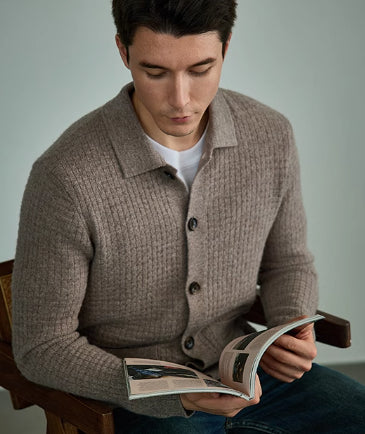 Suéter de Lana Pura para Hombre - Comodidad y Calidez - Image 5