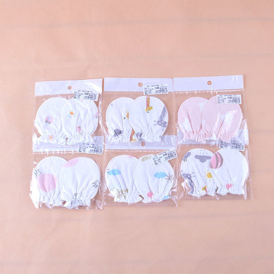 Manoplas Antiarañazos de Algodón Estampadas para Bebé - Image 5