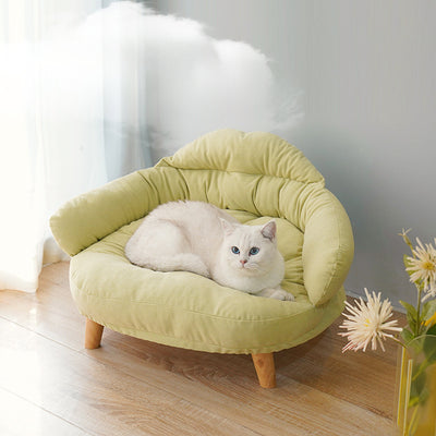 Cama Elevada para Gatos Four Seasons - Madera Maciza, Todas las Estaciones