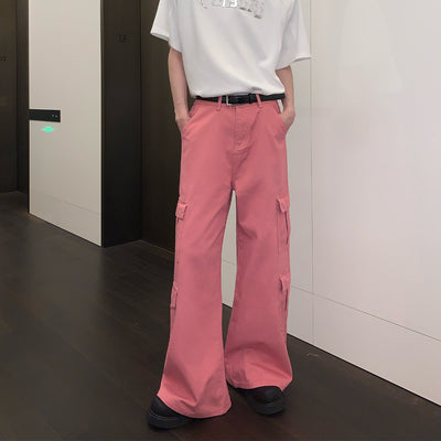 Overol Ancho de Pierna con Bolsillos Grandes - Jeans Casual - Image 4