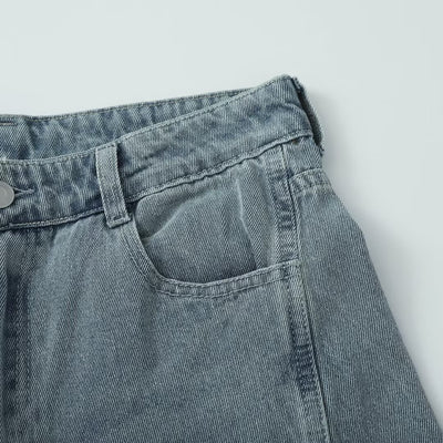 Pantalones Vaqueros Rectos de Talle Medio para Mujer - Corte Ancho Verano - Image 21