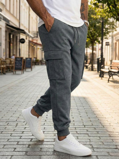 Pantalones de Trabajo Casual para Hombre con Múltiples Bolsillos y Cordón Ajustable - Image 26