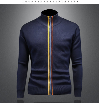 Cardigan Suéter Hombre Slim Fit Elegante - Image 11