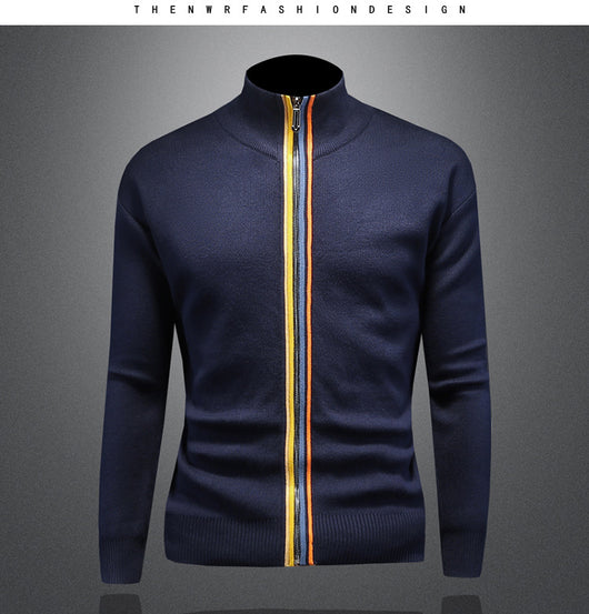 Cardigan Suéter Hombre Slim Fit Elegante - Image 11