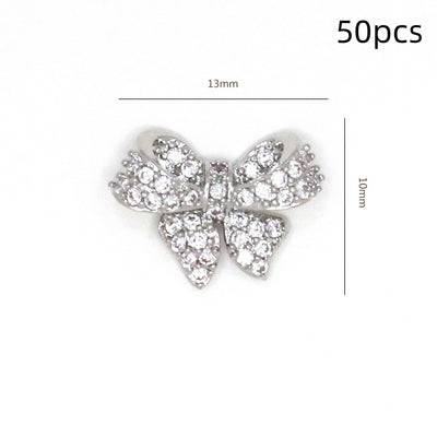 Adorno de Uñas Moño con Circonita Brillante - Image 25