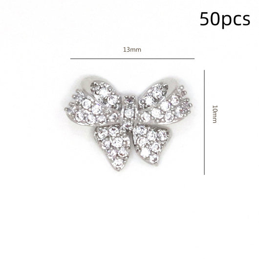 Adorno de Uñas Moño con Circonita Brillante - Image 25