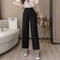 Pantalón de Lino Ancho Fluido para Mujer - Diseño Drapeado Verano