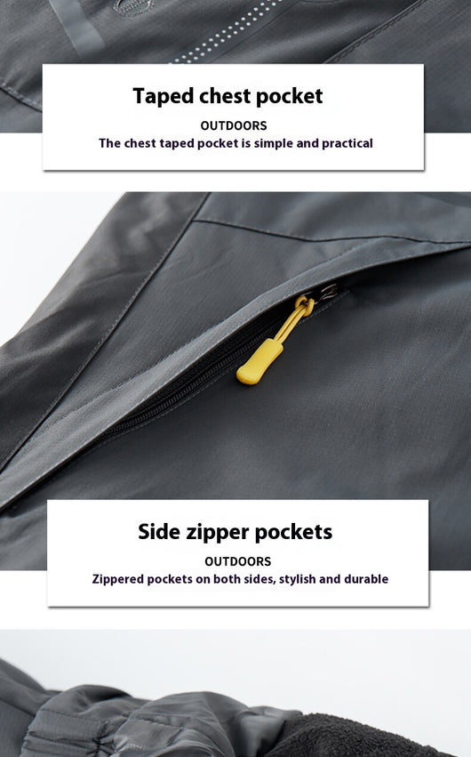Chaqueta Táctica para Hombre con Forro Polar - Resistente al Viento - Image 28