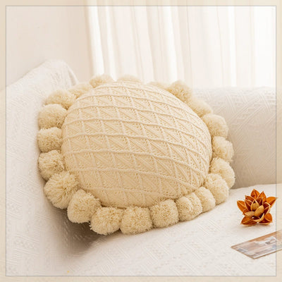 Funda de Cojín Tejido Verde Menta con Borlas - Almohada Decorativa Moderna para Sofá y Cama - Image 18