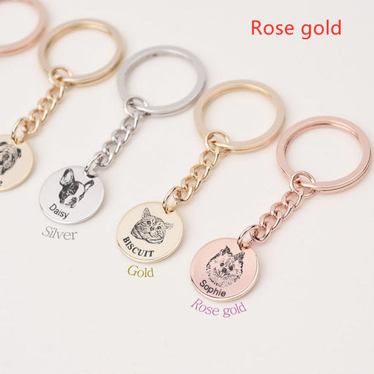 Llavero Personalizado con Foto de Mascota DIY - Image 14