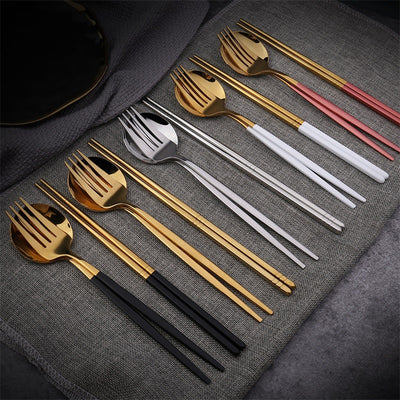 Juego de Cubiertos Completo para Comedor con Estuche Protector - Image 2