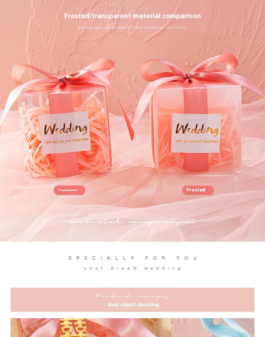 Caja de Dulces Estilo Europeo para Bodas - Empaque Creativo de Regalo - Image 32