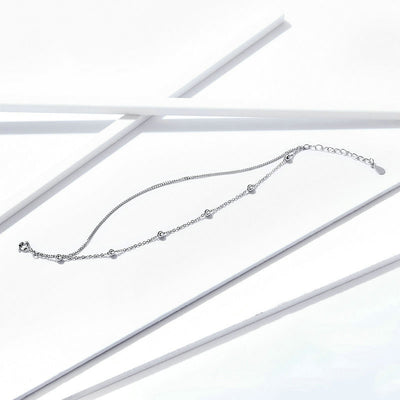 Pulsera de Plata Ajustable Plateada en Platino - Diseño Minimalista - Image 4