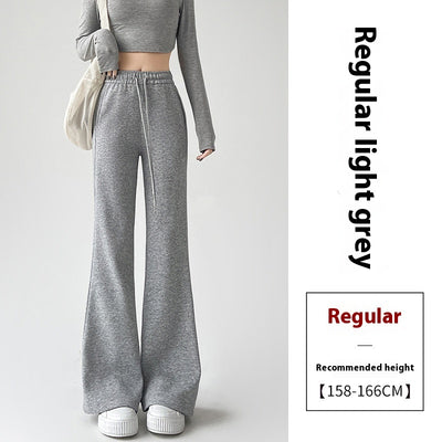Pantalones Deportivos Acampanados Forrados en Fleece para Mujer - Cintura Alta Reductora - Image 21