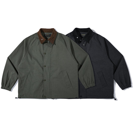 Chaqueta de Pana Retro con Solapa - Estilo Casual y Holgado