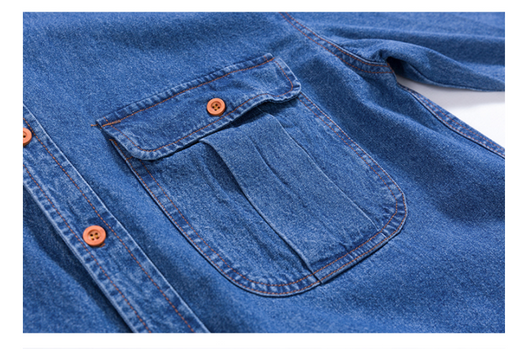 Camisa Denim Manga Larga para Hombre - Colección Primavera - Image 16