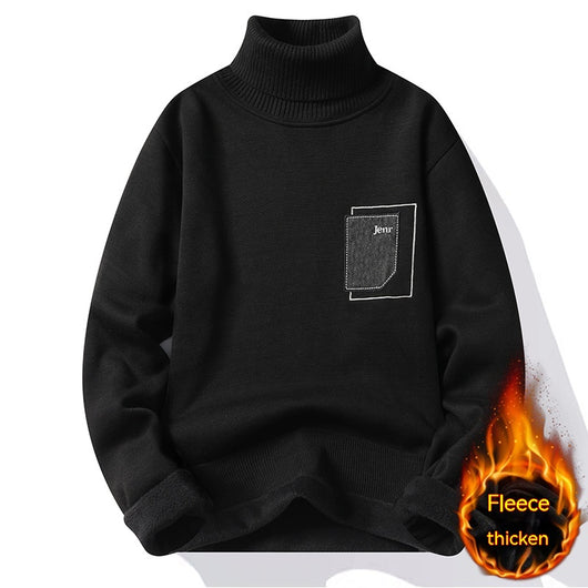 Suéter Holgado de Terciopelo Grueso para Hombre - Abrigo Cálido Invierno - Image 7