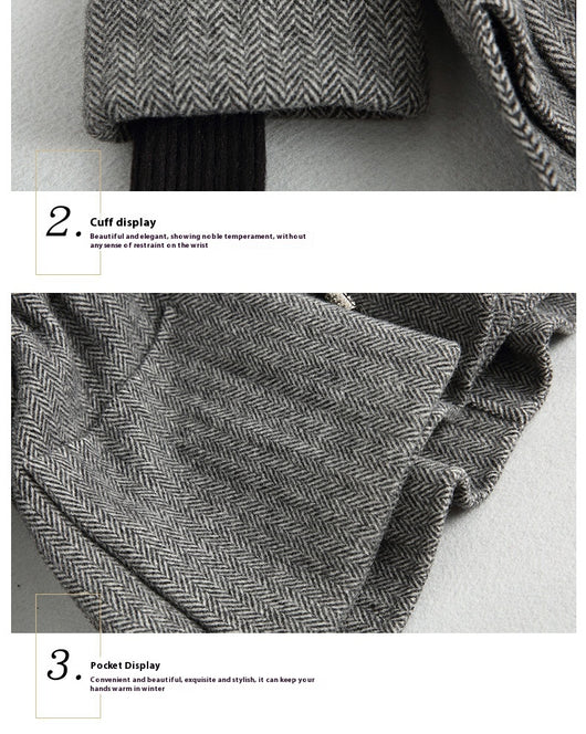 Abrigo de Lana Reversible Doble Cara - Image 16