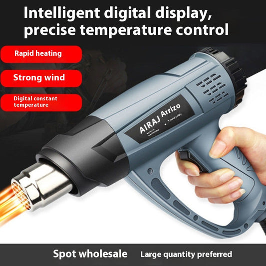 Pistola de Aire Caliente con Control Digital de Temperatura para Películas y Detalles