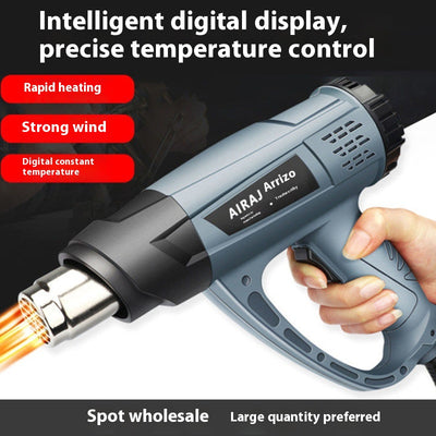 Pistola de Aire Caliente con Control Digital de Temperatura para Películas y Detalles