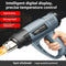 Pistola de Ar Quente com Controle Digital de Temperatura para Filmes e Detalhes